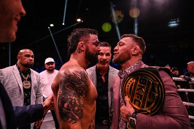 Twitter reacts to Mike Perry’s TKO of Luke Rockhold, faceoff with Conor McGregor at BKFC 41
