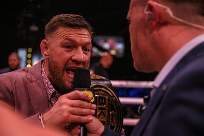 Video: Conor McGregor climbs in BKFC 41 ring, goes face-to-face with Mike Perry