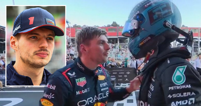 Max Verstappen dodges George Russell talks after furious Azerbaijan GP confrontation