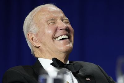 Joe Biden laughs off age jokes at annual US media gathering