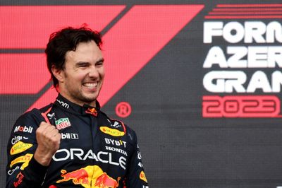 Perez leads Red Bull 1-2 on streets of Baku