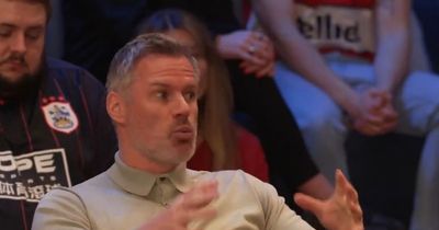 Jamie Carragher hits back at "absolute s***" during Liverpool and Man Utd debate