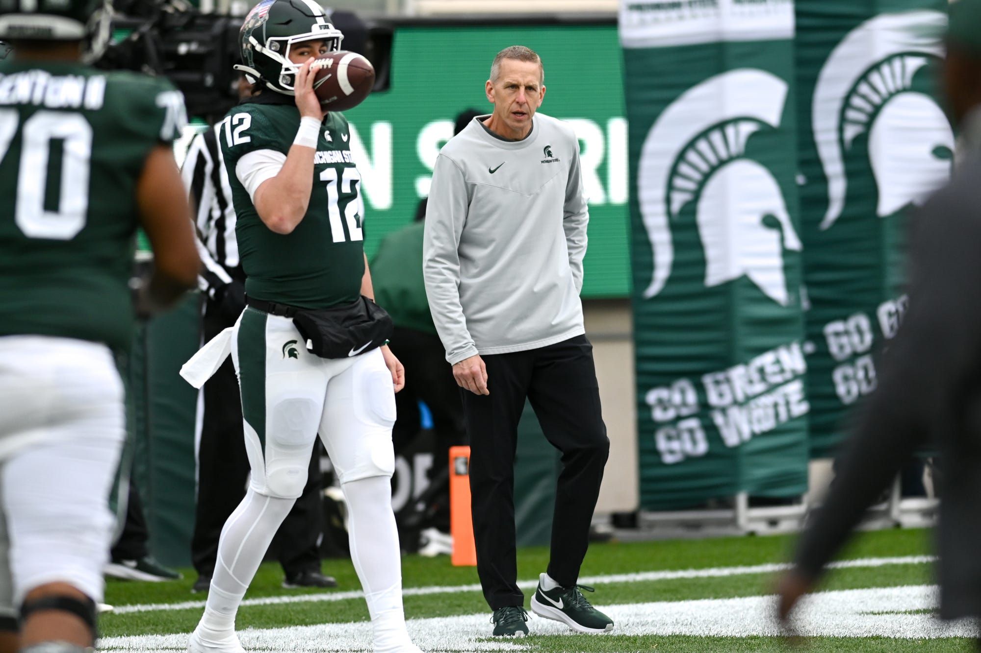 Michigan State football offers top100 QB KJ Lacey