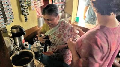 Black tea at a roadside hotel