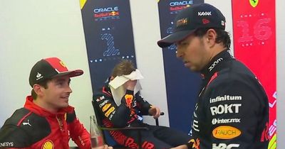 Max Verstappen details Azerbaijan GP 'pain' in cool down room chat with Sergio Perez