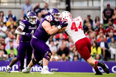 College highlights of new Titans OL Peter Skoronski