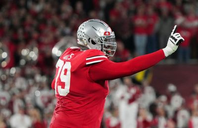 WATCH: Ohio State OT Dawand Jones gets the call from the Browns