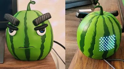 Raspberry Pi Gaming Rig Looks Like an Angry Watermelon
