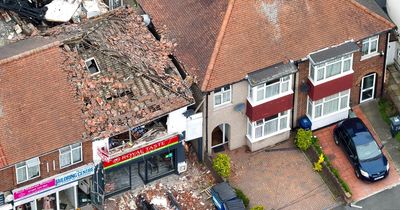 Southall explosion: Three in hospital as gas blast rips through flat destroying front