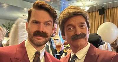 Phillip Schofield and his This Morning stand-in Joel Dommett turn up at fancy dress party as exactly the same character