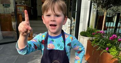 Gordon Ramsay's son, 4, channels his dad's fiery chef persona in sweet snaps