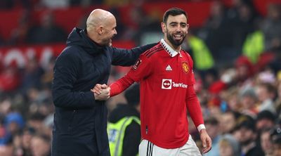 Ten Hag explains Bruno Fernandes role as Man United close in on Champions League