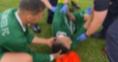 Footballer receives 'serious injury to neck' in attack during a match between two Dublin based clubs