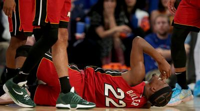 Jimmy Butler Discusses Fourth-Quarter Injury in Game 1 vs. Knicks