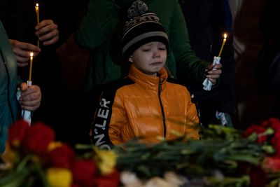 Russian strikes kill two in Ukraine, damage dozens of buildings