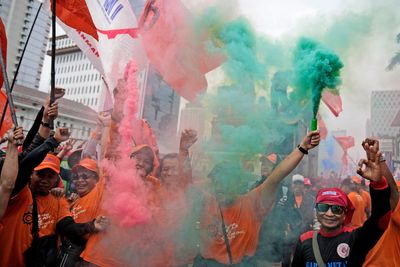 Big May Day events in Asia call for better labor conditions