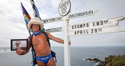 Speedo Mick finishes final challenge at Land's End after raising £1 million