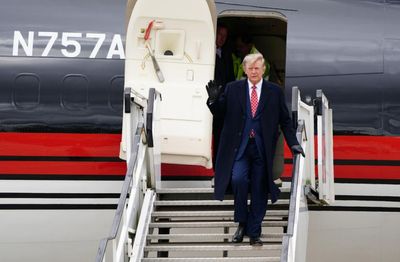 'It’s great to be home': Donald Trump arrives in Scotland to visit golf courses