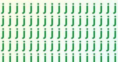 Only those with high IQ can spot hidden I among sea of Js in 9 seconds