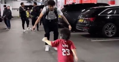 Luis Diaz's adorable moment with daughter after scoring first Liverpool goal since injury return