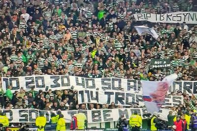 Celtic fans aim title dig at Rangers following Scottish Cup victory