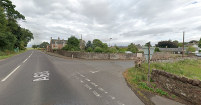 Baby girl in hospital after horror crash on major Scots road