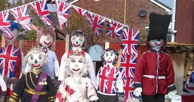 People 'in tears' at quirky Coronation tribute as royals are turned into scarecrows