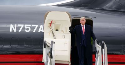 Donald Trump arrives in UK and says it's 'great to be home'