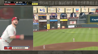 A Mic’d Up Kyle Schwarber Had the Perfect Response to a Play Gone Wrong During Live ESPN Interview