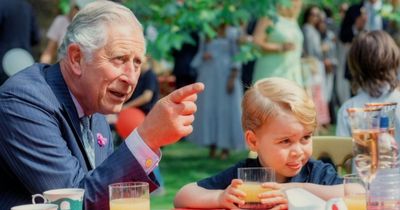 Prince George and Princess Charlotte spotted in never-before-seen snaps with King Charles