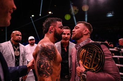 Mike Perry Has Face-off With Conor McGregor at BKFC 41