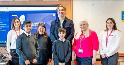 Scotland rugby captain Jamie Ritchie visits Perth school to help students' skill-building