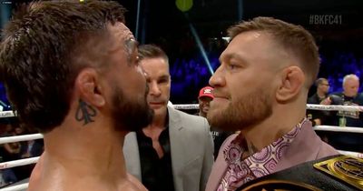 Conor McGregor mocks himself after face off with bare-knuckle boxer