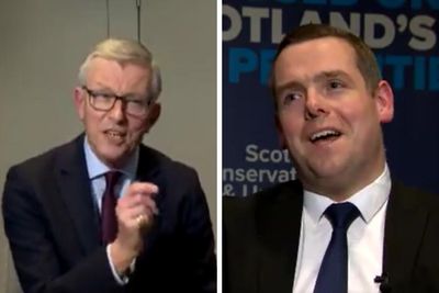 Douglas Ross squirms as he's grilled on membership numbers