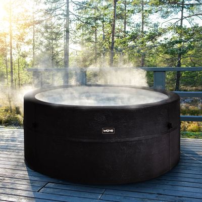 Can a rigid foam hot tub rival an inflatable spa? We put Wave's Osaka hot tub to the test