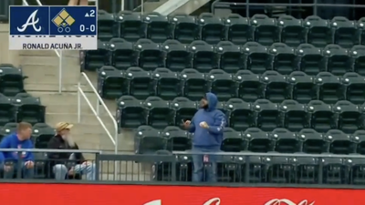 Mets Fan Goes Through All the Emotions After Catching Ronald Acuña Jr.’s Home Run