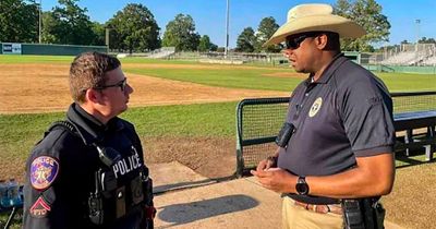 College baseball player injured after being struck by stray bullet DURING game
