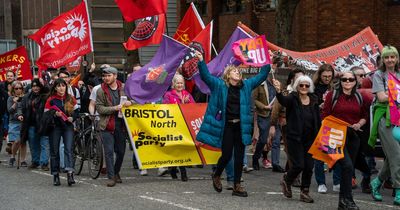 May Day march supports striking workers in Bristol as nurse walkout continues