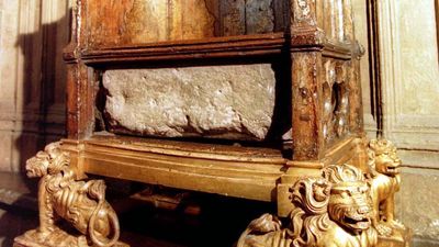 What is the Stone of Destiny and why does King Charles III need it in London for his coronation?