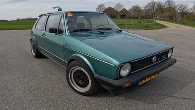 Watch Modified Mk1 VW Golf GTI With 400 HP Make Sketchy Autobahn Run