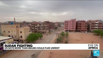 Over 800,000 people could flee unrest in Sudan, UN says