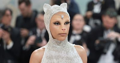 Met Gala: Doja Cat unrecognisable as she dresses as Karl Lagerfeld's PET in bizarre tribute