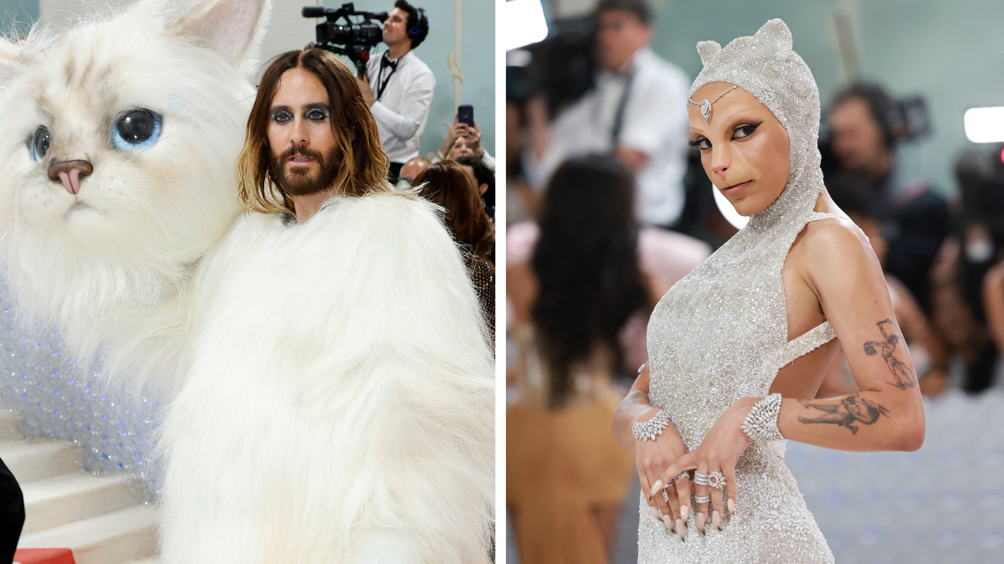 Yes, Lil Nas X, Jared Leto And Doja Cat Really Did Pay Homage To Karl  Lagerfeld's Birman Cat Choupette
