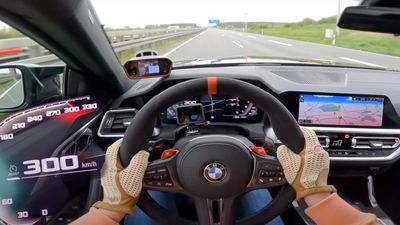 Watch BMW M4 CSL Blast Through Autobahn, Almost Hit Top Speed