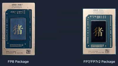 AMD's Zen 4 Phoenix Pictured: FP7 and FP8 CPUs Exposed