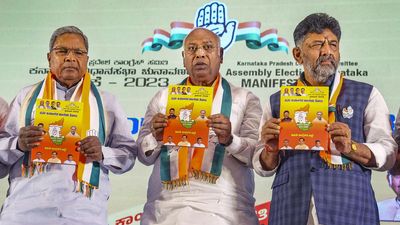 Karnataka Assembly Elections 2023 | Congress releases manifesto, promises to repeal ‘anti-people laws’ passed by BJP