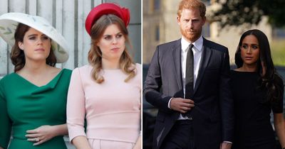 Prince Harry and Meghan 'fume' as Beatrice and Eugenie plot project with Piers Morgan