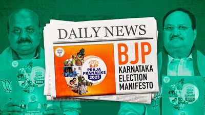 In headlines on Karnataka BJP manifesto, English dailies focus on UCC, NRC promises