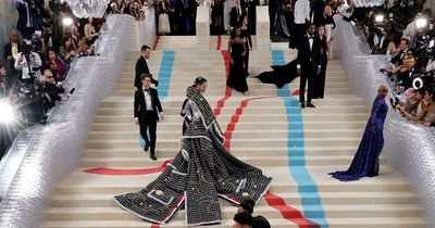 Disgusting moment exclusive Met Gala red carpet is invaded by a COCKROACH