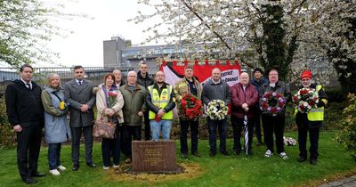 Renfrewshire memorial services remember those who died at work